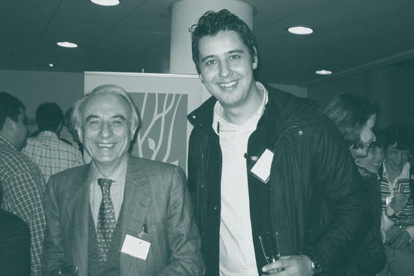 Prof. Silveiro Sansavini and George Manganaris (Vienna, Austria, 2008)